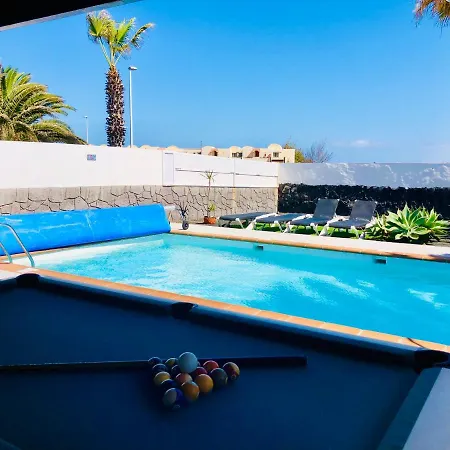 Villa Mariola With Private Pool, Sea View, Sat-tv & Free Wifi Playa Blanca